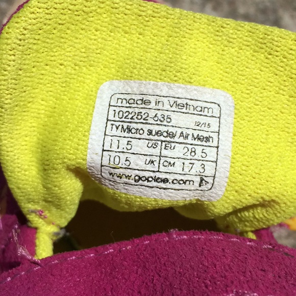 PLAE Hot Pink Mesh Sneaker T11.5 - Picture 8 of 8